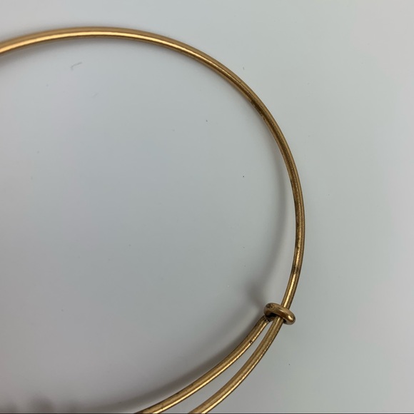 Alex and Ani Bangle Bar "Path of Life" Rafaelian Gold-Tone Expandable Bracelet - Picture 3 of 11